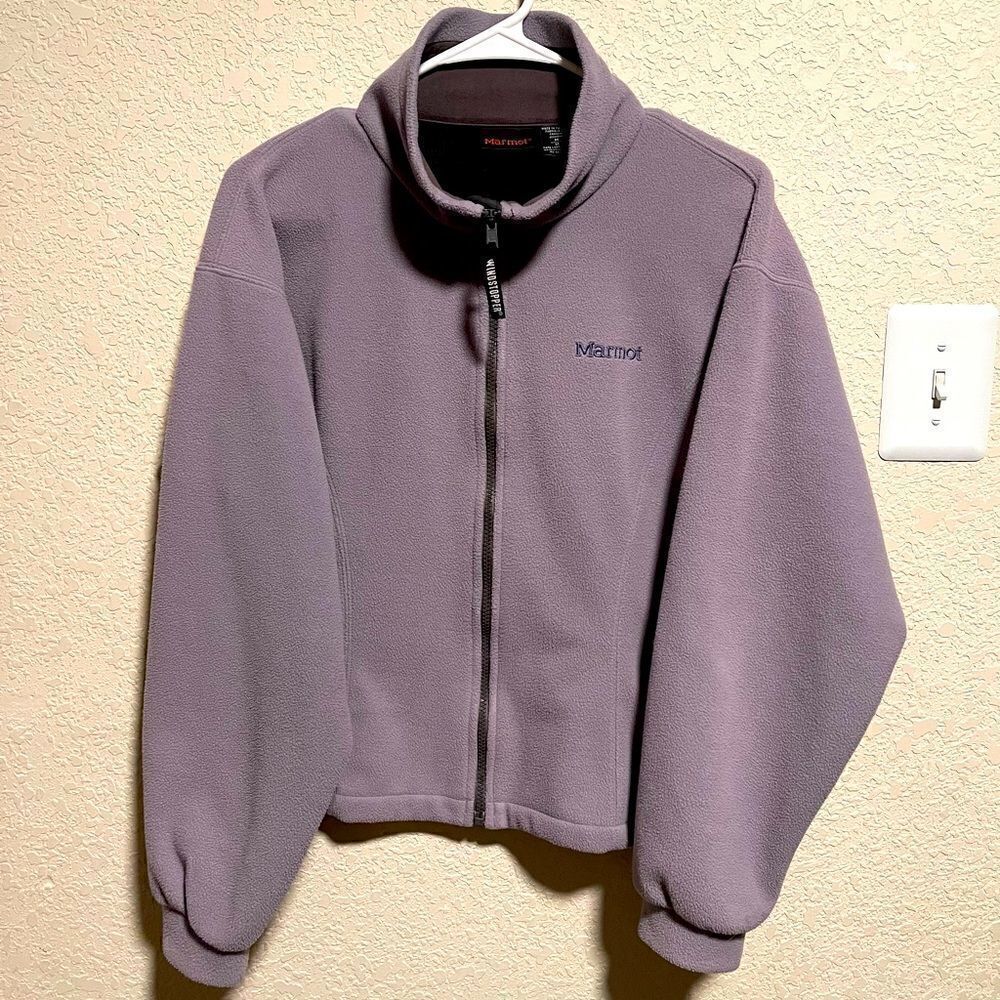Marmot- Lavender Purple Softshell Windstopper Jacket - Size Medium